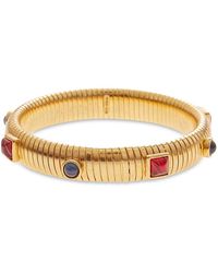 Ben-Amun - Mixed Color Stone Textured Bangle Bracelet - Lyst