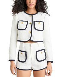 Cinq À Sept - Auden Tweed Contrast Trim Jacket - Lyst