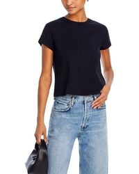 Agolde - Adine Cotton Shrunken Tee - Lyst