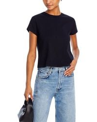 Agolde - Adine Cotton Shrunken Tee - Lyst