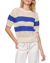 Sanctuary - Beachside Openwork Tee - Lyst