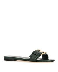 Tod's - Leather Slide Sandals - Lyst