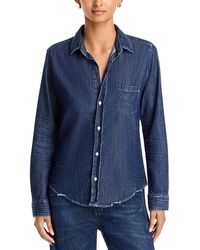 Frank & Eileen - Barry Cotton Printed Button Up Shirt - Lyst