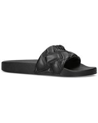 Kurt Geiger - Meena Eagle Drench Quilted Slide Sandals - Lyst