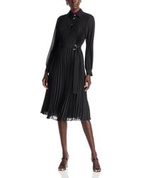 Michael Kors - Michael Pleated Shirt Dress - Lyst