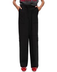 Ganni - Twill Cargo Pants - Lyst