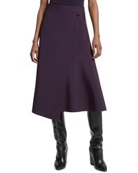 Michael Kors - Michael Michael Kors Wool Broad Draped Wrap Skirt - Lyst
