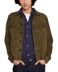 Officine Generale - Liam Suede Jacket - Lyst