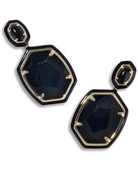 Kendra Scott - Daphne Enamel Frame Drop Earrings, 1.7L - Lyst
