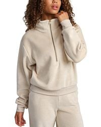 Rhone - Plush Half Zip Sweatshirt - Lyst