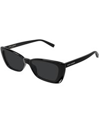Saint Laurent - Rectangular Sunglasses, 54Mm - Lyst