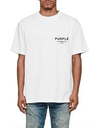 Purple Brand - Jersey Graphic Logo Tee - Lyst