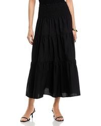 Michael Kors - Poplin Smocked Maxi Skirt - Lyst