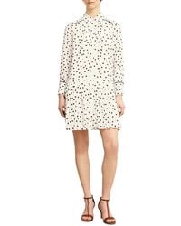 Hobbs - Francesca Dot Print Dress - Lyst