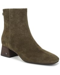 Sam Edelman - Paige Leather Booties - Lyst