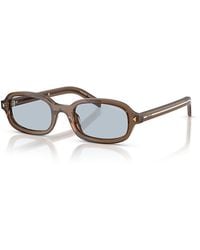 Prada - Pr Oval Sunglasses, 52Mm - Lyst