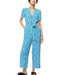 Whistles - Hazy Coral Printed Jumpsuit - Lyst