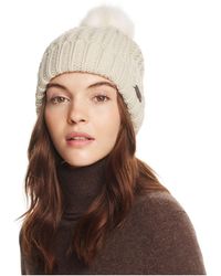 barbour beanie hat womens