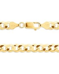 Aqua Cuban Curb Link Bracelet In 18k Gold Plated Sterling Silver - Metallic