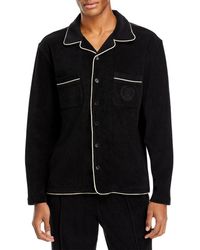 Honor The Gift Smokey Terry Cloth Outlined Shirt - Black