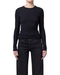 Agolde - Delphi Slim Long Sleeve Tee - Lyst