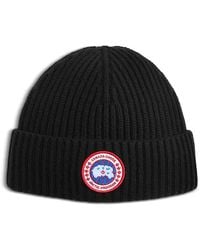 Canada Goose - Wool & Cashmere Beanie Hat - Lyst