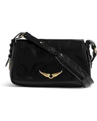 Zadig & Voltaire - Le Zouzou Vintage Effect Patent Leather Bag - Lyst