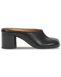 Maison Margiela - Tabi Leather Pump Mules - Lyst