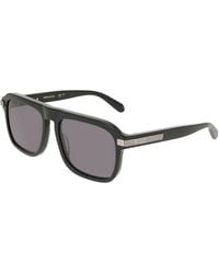Ferragamo - Solid Square Sunglasses, 57Mm - Lyst