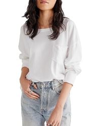 Free People - Cotton Fade Into You Long Sleeve Top - Lyst