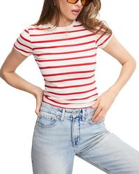 GOOD AMERICAN - Super Stretch Baby Tee - Lyst