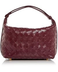 Bottega Veneta - Mini Wallace Intrecciato Leather Top Handle Bag - Lyst
