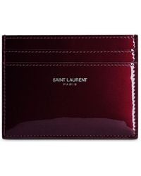 Saint Laurent - Paris Card Case - Lyst