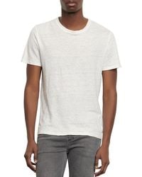 Sandro - Clash Linen Tee - Lyst