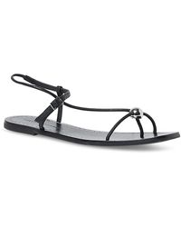 Loeffler Randall - Strappy Embellished Thong Sandals - Lyst