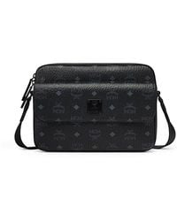 MCM - Aren Medium Visetoes Logo Monogram Messenger Bag - Lyst