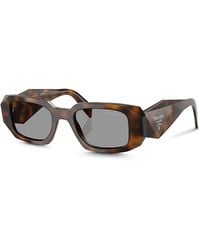 Prada - Pr 17Wsf Rectangular Sunglasses, 51Mm - Lyst