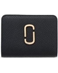 Marc Jacobs - The Compact Pebbled Leather Wallet - Lyst