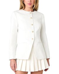 French Connection - Sabine Twill Slim Fit Jacket - Lyst