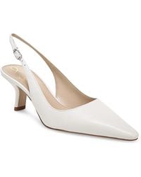 Sam Edelman - Bianka Pointed Toe Slingback Kitten Heel Pumps - Lyst