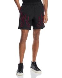 Pleasures - Fiery Regular Fit Running Shorts - Lyst
