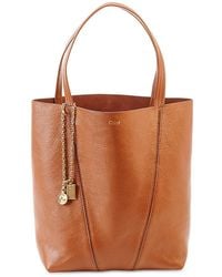 Chloé - Spin Medium Leather Tote - Lyst
