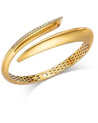 Bloomingdale's Fine Collection - Diamond Bypass Bangle Bracelet - Lyst