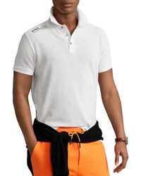 Polo Ralph Lauren Cotton Rlx ClarusÂ® Polo Shirt in Indigo Blue (Blue) for Men | Lyst