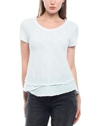 Wilt - Wilt Tiered-Hem Tee - Lyst