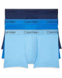 Calvin Klein - Microfiber Stretch Wicking Low Rise Boxer Briefs, Pack Of 3 - Lyst