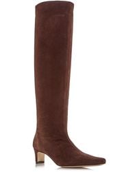 STAUD - Wally Mid Heel Knee High Boots - Lyst