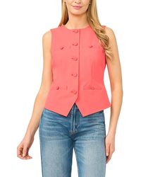 Cece - Split Hem Vest - Lyst