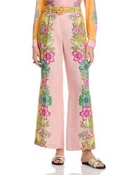 Tahari - Printed Wide Leg Pants - Lyst