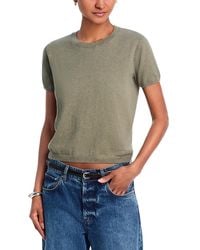 Bella Dahl - Short Sleeve Crewneck Sweater - Lyst